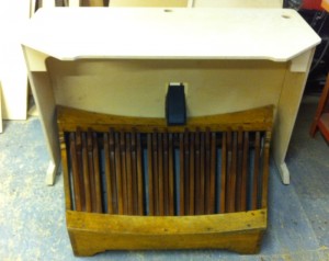 Geoff's organ console table Geoff's organ console table
